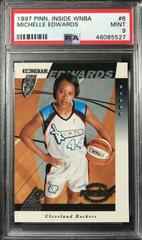 Michelle Edwards Basketball Cards 1997 Pinnacle Inside WNBA Prices