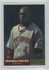 Brandon Phillips #C120 Baseball Cards 2010 Topps Heritage Chrome Prices