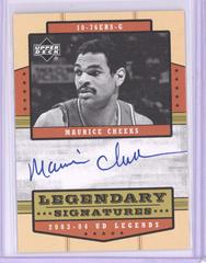 Maurice Cheeks Legendary Signatures Basketball Cards 2003 Upper Deck Legends Legendary Signatures Prices