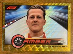Michael Schumacher [Gold Wave Refractor] #CAM-MS Racing Cards 2023 Topps Chrome Formula 1 Camber Prices