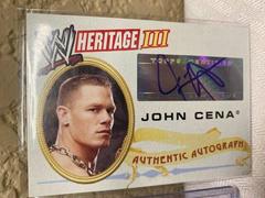 John Cena Wrestling Cards 2007 Topps Heritage III WWE Autographs Prices