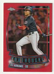 CJ Abrams [Red] #YQ-13 Baseball Cards 2023 Topps Chrome Youthquake Prices