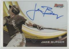 Jake Burger [Gold Refractor] Baseball Cards 2017 Bowman's Best Monochrome Autograph Prices