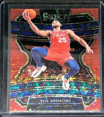 Ben Simmons [Red Disco Prizm] Basketball Cards 2019 Panini Select Prices