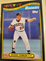 Randy Tomlin Baseball Cards 1991 Toys R US Rookies Prices
