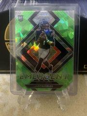 Justin Fields [Green Ice Prizm] #E-4 Football Cards 2021 Panini Prizm Emergent Prices