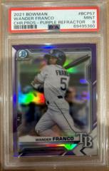Wander Franco [Purple Refractor] #BCP-57 Baseball Cards 2021 Bowman Chrome Prospects Prices