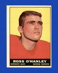 Ross O'Hanley Football Cards 1961 Topps Prices