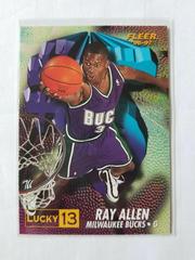 Ray Allen #5 Basketball Cards 1996 Fleer Lucky 13 Prices