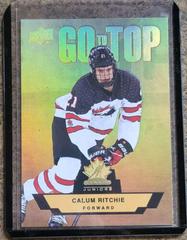 Calum Ritchie #GT-36 Hockey Cards 2023 Upper Deck Team Canada Juniors Go To The Top Prices