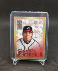 Chipper Jones [Gold Press Proof] Baseball Cards 1998 Studio Prices