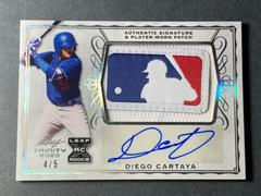 Diego Cartaya [Spectrum Silver] #PA-DC2 Baseball Cards 2020 Leaf Trinity Patch Autographs Prices