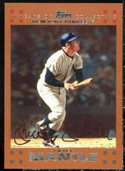 Mickey Mantle [Copper] #7 Baseball Cards 2007 Topps Prices