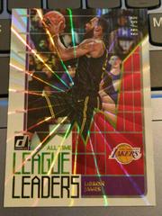 LeBron James [Red Laser] #2 Basketball Cards 2020 Donruss All Time League Leaders Prices