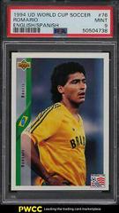 Romario [English, Spanish] #76 Soccer Cards 1994 Upper Deck World Cup Soccer Prices