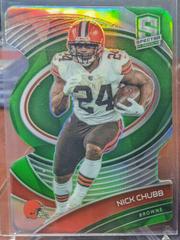 Nick Chubb [Green Die Cut] #23 Football Cards 2021 Panini Spectra Prices