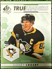 Sidney Crosby [Green] Hockey Cards 2022 SP Authentic True Leaders Prices
