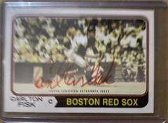 Carlton Fisk [Special Edition Red Ink] #ROA-CF Baseball Cards 2023 Topps Heritage Real One Autographs Prices