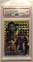 Donovan Mitchell [Gold Mosaic] Basketball Cards 2019 Panini Mosaic Stare Masters Prices