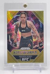 Amanda Nunes [Gold] #23 Ufc Cards 2021 Panini Prizm UFC Fireworks Prices