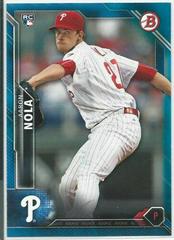 Aaron Nola [Blue] #125 Baseball Cards 2016 Bowman Prices
