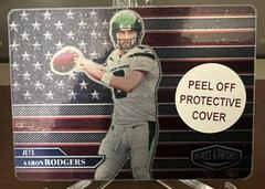 Aaron Rodgers #AM-18 Football Cards 2023 Panini Plates and Patches American Metal Prices