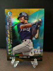 Kyle Lewis [Gold Refractor] Baseball Cards 2017 Bowman Scouts' Top 100 Prices