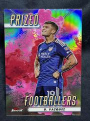 Brandon Vazquez [Pink Red] Soccer Cards 2023 Finest MLS Prized Footballers Fusion Prices