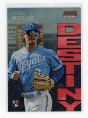Bobby Witt Jr. [Red] #2 Baseball Cards 2022 Stadium Club Chrome Prices