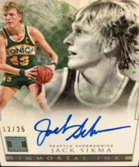 Jack Sikma [Immortal Ink] Basketball Cards 2018 Panini Impeccable Prices