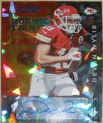 Devon Wylie [Facing Right Autograph Cracked Ice] Football Cards 2012 Panini Contenders Prices