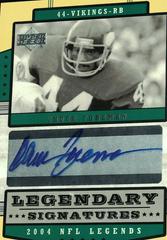 Chuck Foreman #LS-CF Football Cards 2004 Upper Deck Legends Legendary Signatures Prices