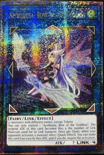 Apollousa, Bow of the Goddess [Quarter Century Secret Rare] RA02-EN040 YuGiOh 25th Anniversary Rarity Collection II