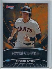 Buster Posey [Orange Refractor] #54 Baseball Cards 2016 Bowman's Best Prices
