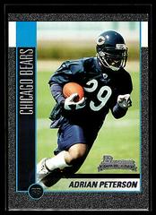 Adrian Peterson [Silver] #166 Football Cards 2002 Bowman Prices