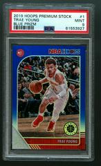 Trae Young [Blue] #1 Basketball Cards 2019 Panini Hoops Prices