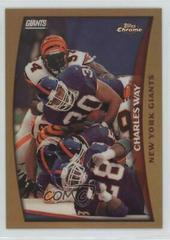 Charles Way [Refractor] #105 Football Cards 1998 Topps Chrome Prices