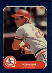 Tom Herr Baseball Cards 1986 Fleer Mini Prices