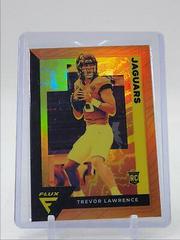 Trevor Lawrence [Orange] #FX-1 Football Cards 2021 Panini Chronicles Flux Rookies Prices