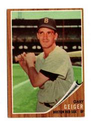 Gary Geiger [Green Tint] Baseball Cards 1962 Topps Prices