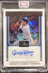 Roberto Alomar [Red] Baseball Cards 2022 Panini Three and Two Legendary Signatures Prices