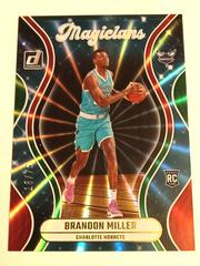 Brandon Miller [Red Green] #5 Basketball Cards 2023 Panini Donruss Magicians Prices