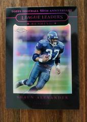 Shaun Alexander [Black Refractor] #149 Football Cards 2005 Topps Chrome Prices