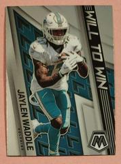 Jaylen Waddle #WW-20 Football Cards 2022 Panini Mosaic Will to Win Prices
