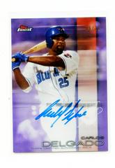 Carlos Delgado [Purple Refractor] Baseball Cards 2016 Topps Finest Autographs Prices