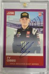Ty Gibbs [Autograph Purple] #10 Racing Cards 2020 Panini Chronicles Nascar Score Prices