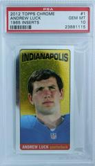 Andrew Luck #1 Football Cards 2012 Topps Chrome 1965 Inserts Prices