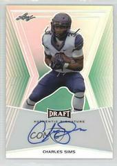 Charles Sims [Green] Football Cards 2014 Leaf Metal Draft Autographs Prices