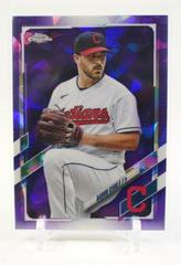Aaron Civale [Purple] #US113 Baseball Cards 2021 Topps Chrome Update Sapphire Prices