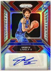 Dereck Lively II [Red Prizm] #19 Basketball Cards 2023 Panini Prizm Sensational Signature Prices